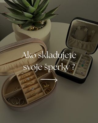 Vedeli ste, že nesprávne skladovanie šperkov ich môže poškodiť? Aby si zachovali svoj lesk, tvar a krásu, je dôležité ich...